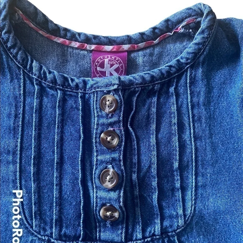 AUTHENTIC J KHAKI, adorable denim dress, size 3t, excellent condition